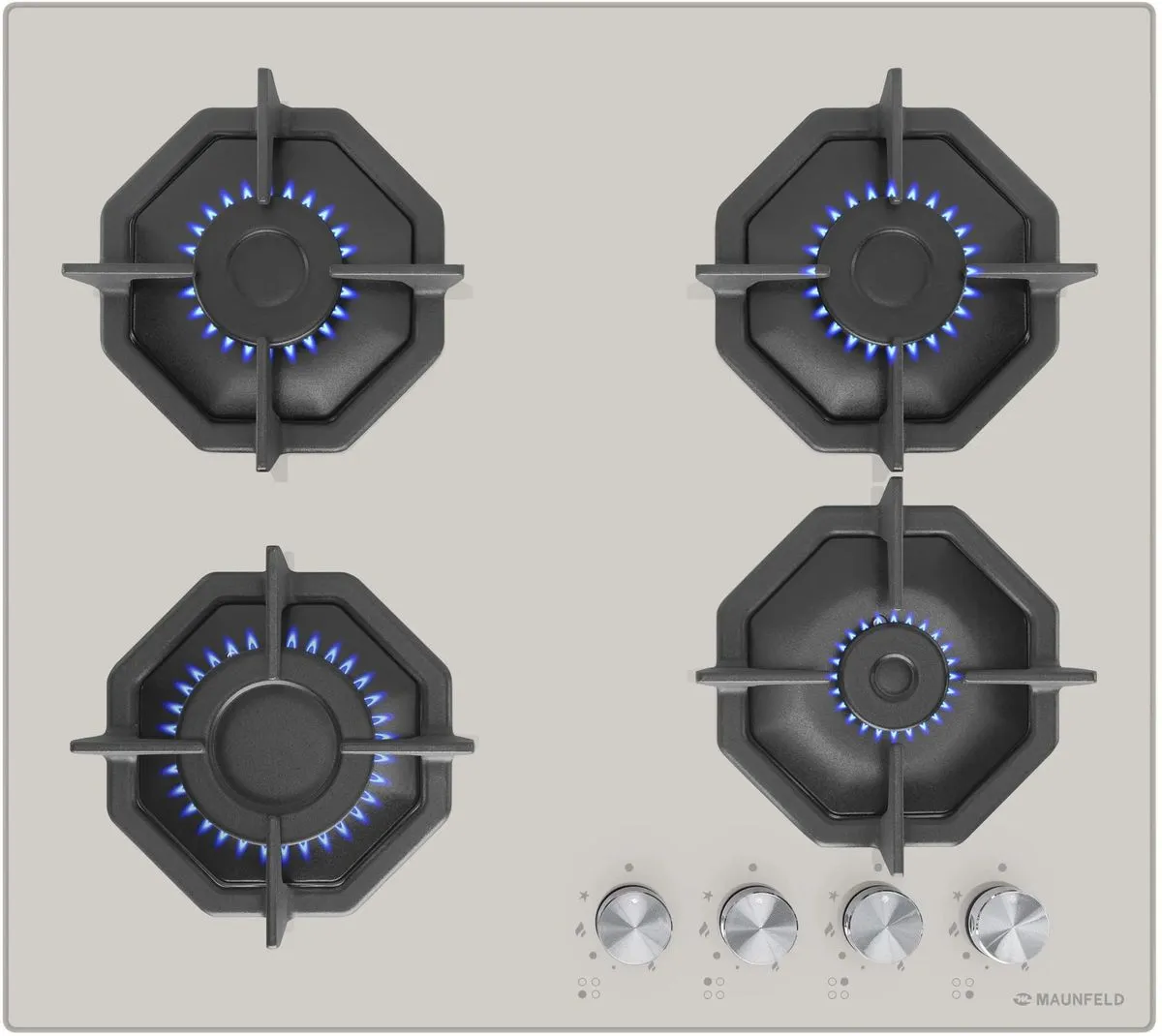 Газовая варочная панель MAUNFELD EGHG.64.2CBG\G