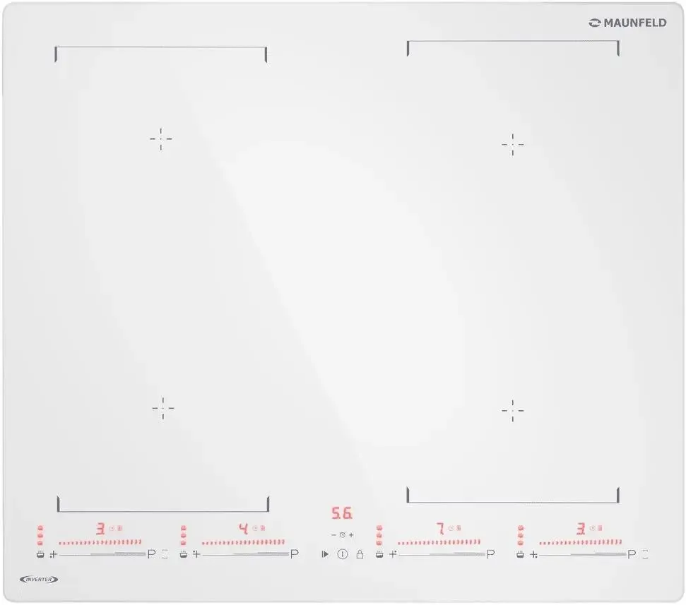 Индукционная варочная панель MAUNFELD CVI604SBEXWH Inverter